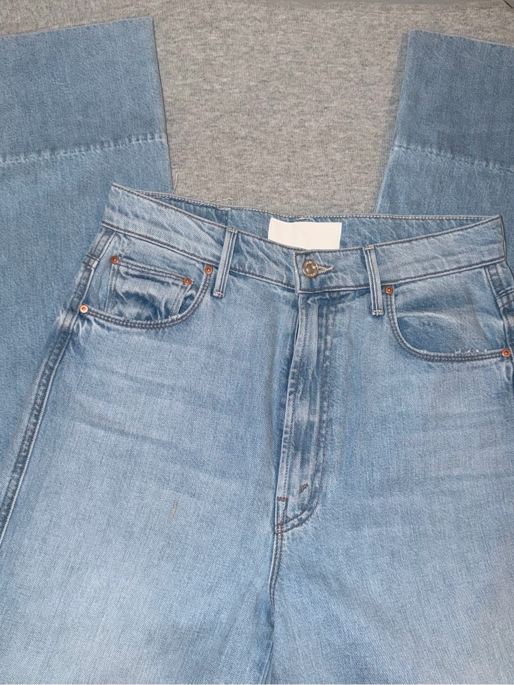 MOTHER Relaxed Fit Women’s Light Blue Jeans